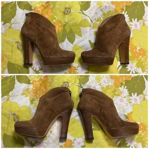 Pura Lopez Platform Booties Size 37